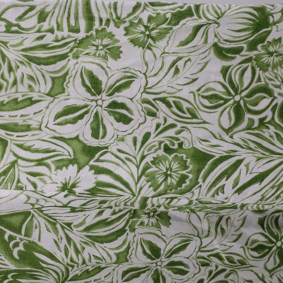 Windsmoor floral leaves green white sleeveless dress 100%lines size 16 - Picture 6 of 12